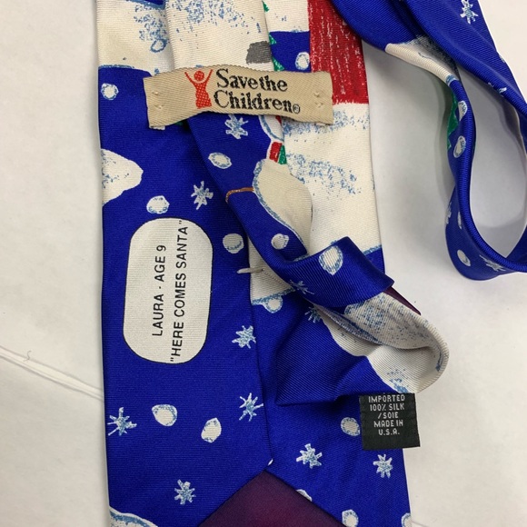 Save the children Here comes Santa necktie Laura - Picture 4 of 5